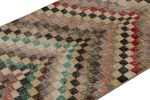 Vintage Zeki Müren Runner Rug with Geometric Patterns | Area Rug in Rugs by Rug and Kilim