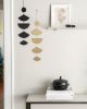 Aurora Wall Hanging in Polished Brass | Wall Sculpture in Wall Hangings by Circle & Line. Item composed of brass in contemporary or modern style