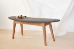 wood bench SURF | Benches & Ottomans by VANDENHEEDE FURNITURE-ART-DESIGN. Item composed of oak wood in mid century modern or contemporary style