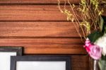 Offset Fireplace Mantel & Surround | Shelving in Storage by Alicia Dietz Studios. Item composed of wood