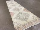 Vintage Tirkish Rug Runner | 2.11 x 12.3 | Area Rug in Rugs by Wool and Rug. Item composed of wool & fiber compatible with country & farmhouse and eclectic & maximalism style