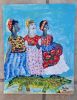 Querida Oaxaca | Oil And Acrylic Painting in Paintings by Elena Parau. Item made of wood & paper compatible with boho and minimalism style