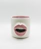Handmade Ceramic Lip Mug | Drinkware by KOLOS ceramics. Item composed of ceramic in contemporary or eclectic & maximalism style