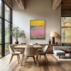 Flamingo Coast | Prints in Paintings by Victoria Primicias. Item made of canvas compatible with minimalism and contemporary style