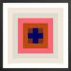 Power Color 1: Love is Real (Ivory to Blue Colorway) | Prints by Jessica Poundstone | Private Residence, Portland in Portland. Item made of paper