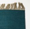Nautical Nook Embroidered Rug | Area Rug in Rugs by Weaver. Item composed of wool in mid century modern or contemporary style