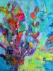 Butterfly Release #35 | Oil And Acrylic Painting in Paintings by Dorothy Fagan Fine Arts. Item composed of canvas compatible with contemporary and eclectic & maximalism style