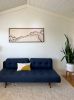 Woven wall art frame (Gorge 004) | Tapestry in Wall Hangings by Elle Collins. Item composed of oak wood & cotton compatible with minimalism and mid century modern style