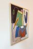 Blue | Paintings by Rebekah Andrade. Item composed of canvas compatible with contemporary and modern style