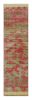 Vintage Zeki Múren Runner with Green and Red Geometric | Area Rug in Rugs by Rug and Kilim