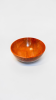 Sculptural Pearwood Vessel with Emerald Green Epoxy Accents | Decorative Bowl in Decorative Objects by Holzkunst Samuel Meisinger. Item made of wood & synthetic compatible with art deco and modern style