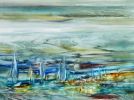 Summer Sailing | Oil And Acrylic Painting in Paintings by Kozyuk Gallery. Item made of canvas works with boho & contemporary style