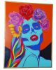 "Diosa" Painting | Oil And Acrylic Painting in Paintings by Cecilia Paints. Item made of canvas works with contemporary & urban style