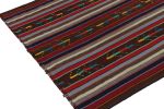1950s Vintage chaput Kilim rug in Beige-Brown, Red | Area Rug in Rugs by Rug and Kilim