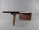 Solid walnut dining table inspired by George Nakasahima | Desk in Tables by GideonRettichWoodworker. Item composed of walnut in minimalism or mid century modern style