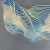 150 (one-fifty) | Oil And Acrylic Painting in Paintings by Tracie Cheng. Item composed of canvas and synthetic