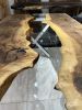 Wood And Epoxy Dining Table - River Table - Epoxy Table | Tables by Tinella Collection. Item made of wood compatible with contemporary and country & farmhouse style
