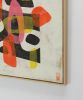 Round & Round in Pink and Orange - Incl Frame | Oil And Acrylic Painting in Paintings by Ronald Hunter. Item made of canvas works with modern style
