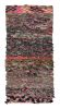 Vintage Moroccan Runner Rug in Polychromatic Geometric | Area Rug in Rugs by Rug and Kilim