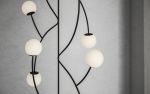 Zustrich - chandelier by Svitanok | Pendants by SVITANOK by Artem Zakharchenko. Item made of steel with glass works with boho & minimalism style