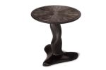 Amorph Helios Site Table, Back Matte Lacquer, with Silver | Side Table in Tables by Amorph. Item made of wood