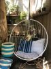Studio Stirling Bubble at 44 Stanley, Milpark Johannesburg | Swing Chair in Chairs by Studio Stirling | 44 STANLEY in Johannesburg. Item made of steel works with minimalism & country & farmhouse style