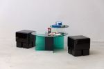 Cosmos Green Coffee Table | Tables by STUDIO MONSOLEIL. Item made of glass works with modern style