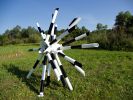 FREE URCHIN | Sculptures by Perci Chester | Perci Chester Fine Artist in Minneapolis. Item made of steel with synthetic