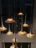 Golden Bell Flower Chandelier | Chandeliers by PATAPiAN. Item composed of bamboo & brass
