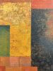 Indigo Wall | Mixed Media in Paintings by Rich Godfrey. Item composed of wood and canvas in minimalism or mid century modern style
