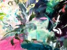 Tropical Garden Painting - Original artwork by Marie Manon | Oil And Acrylic Painting in Paintings by Marie Manon Art. Item made of synthetic
