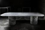 NAS Italian Arabescato Marble Dining Table | Tables by NO AGE FURNITURE STUDIO. Item made of marble