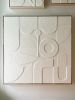 Still Shapes - size 40x40 | Mixed Media by Figure Form. Item composed of canvas & synthetic compatible with boho and minimalism style