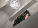 Copper Bay | Oil And Acrylic Painting in Paintings by Art By Skevi. Item made of wood with synthetic