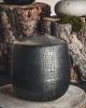 Black ceramic vase - decorative vase | Decorative Objects by MARIE MARTIN CERAMICS. Item made of stoneware compatible with minimalism and contemporary style