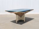 Abyss Dining Table, 2021 | Tables by Duffy London. Item made of wood with steel works with modern style