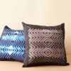 Naami Black Silk Pillow | Pillows by Studio Variously. Item composed of cotton