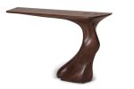 Amorph Frolic Console, Stained Graphite Walnut, Wall-Mounted | Console Table in Tables by Amorph. Item composed of wood