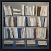 Literary harmony / Harmonie litteraire | Oil And Acrylic Painting in Paintings by Sophie DUMONT.. Item composed of wood & canvas compatible with minimalism and contemporary style