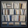 Literary harmony / Harmonie litteraire | Oil And Acrylic Painting in Paintings by Sophie DUMONT. Item composed of wood & canvas compatible with minimalism and contemporary style