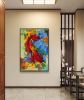 Red Dragon | Mixed Media by Sabrina Galijas-Reginali | Concept Art Brera in Milano. Item composed of wood and canvas in contemporary or modern style