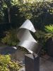 Outdoor Stainless Steel Sculpture - Heart | Sculptures by Jeroen Stok. Item made of steel works with minimalism & contemporary style