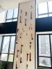 Vertical Painted Ropes | Wall Sculpture in Wall Hangings by Cassandra Smith | Momentum Midtown in Atlanta. Item composed of cotton and metal in contemporary or coastal style