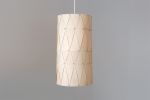 Wood Veneer Light Cylinder 33 | Pendants by ADAMLAMP. Item made of maple wood works with modern & scandinavian style