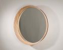 Mooda Mirror 30 | Decorative Objects by INDO-. Item made of wood with glass