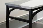 Brooks Glacier Concrete and Steel Bench | Benches & Ottomans by Alicia Dietz Studios. Item composed of steel and cement