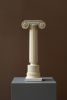 Ionic Column Statue Set Made with Marble Powder (3 pieces) | Decorative Objects by LAGU. Item made of marble