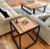 Anita Collection | Coffee Table | End Table | Sofa Table | Tables by TRH Furniture. Item made of oak wood works with contemporary & rustic style