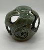 Cut Out Sphere | Sculptures by Feats Of Clay. Item made of ceramic compatible with contemporary and modern style