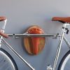 Bicycle Taxidermy "The Longhorn" | Rack in Storage by THE IRON ROOTS DESIGNS | Clients Residence - Portland, OR in Portland. Item composed of wood